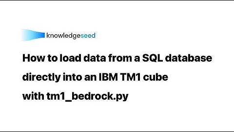 Copying Data Between TM1 Cubes with TM1bedrock_py (Full Tutorial)