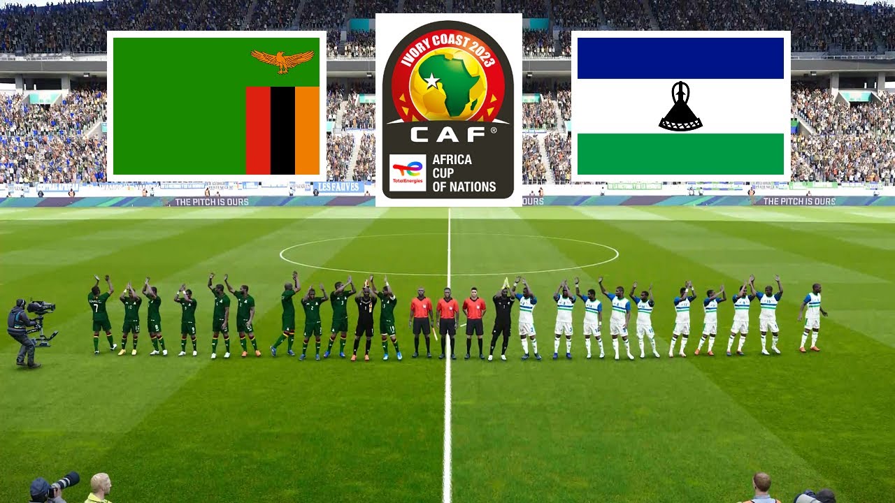 Zambia vs Lesotho Africa Cup of Nations Qualification 2023 23 March