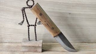 Нож из из напильника без ковки и закалки
