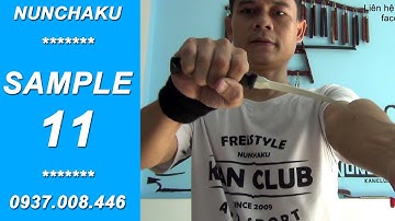 [NUNCHAKU REVIEW - Sample #11] Dao nhựa. Thông số độ dài, cân nặng, thân côn