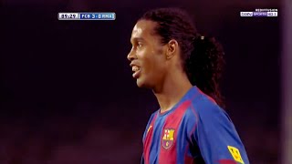 Ronaldinho 2004-2005 | Unreachable Level: Dribbling Skills, Tricks, Free Kicks, Showboating & Pace