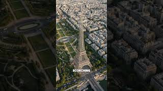 Animation of the construction of the Eiffel Tower in France #construction #fact #constructinghistory