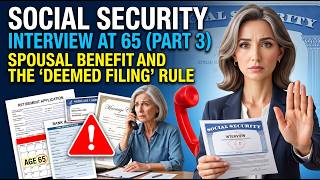 Your Social Security Retirement Interview at 65 (Part 3) - Spousal Benefit & the 'Deemed Filing'