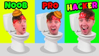 Kan Vi Gå NOOB Vs PRO Vs HACKER I TOALETTSPELET? Kan Vi Gå NOOB Vs PRO Vs HACKER I TOALETTSPELET?