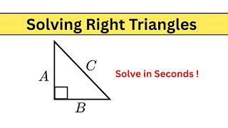 Solve Any Leg of The Right Triangle | Made Easy For Students!