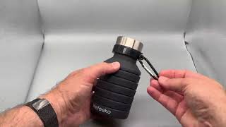 Nefeeko Collapsible Water Bottle, perfect for travel or hiking