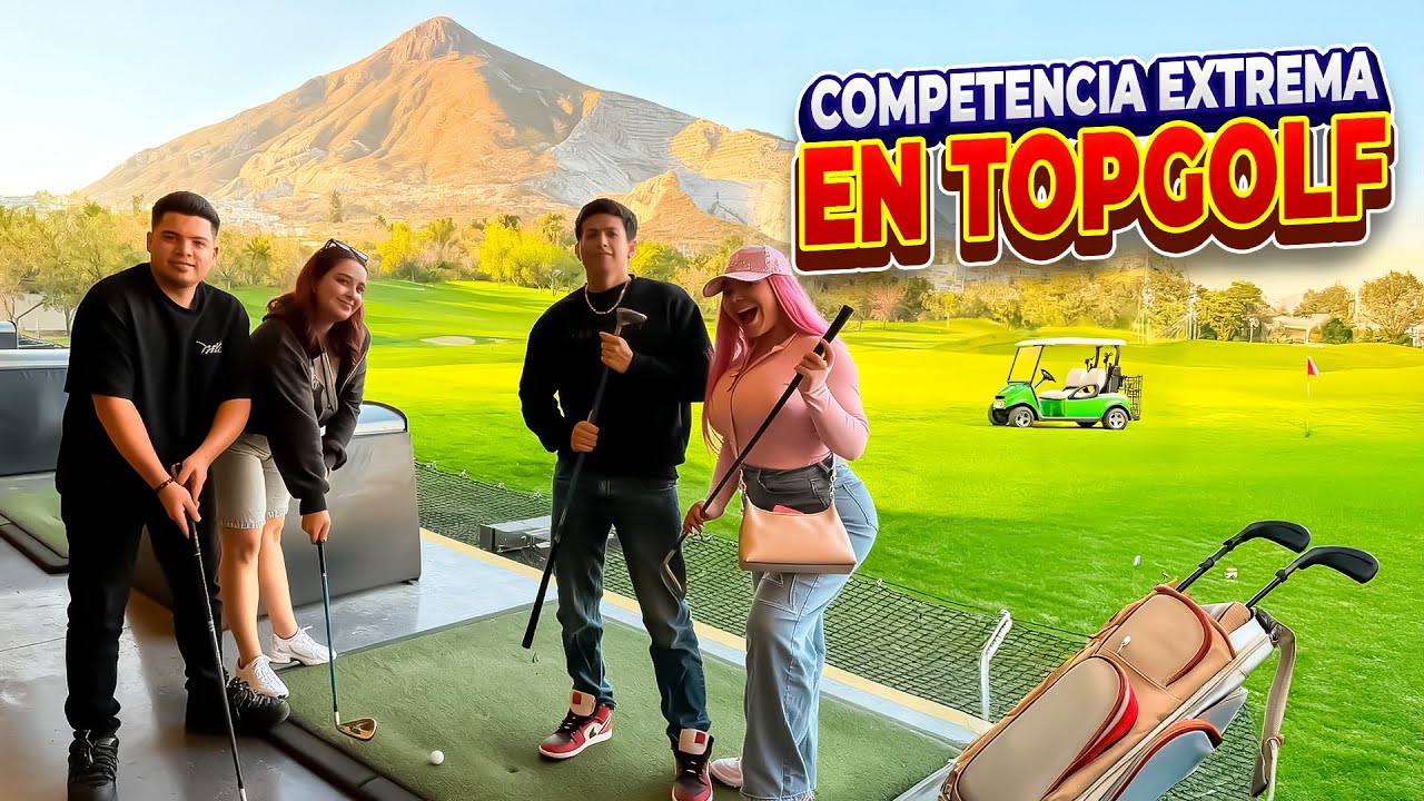 FUIMOS AL TOPGOLF EN MONTERREY Y ASI LA PASAMOS ⛳️😂🔥 