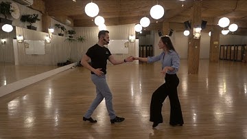 Tutorial - Salsa Dance Combo | Intermediate Combination by Loga Dance School (10 December 2021)