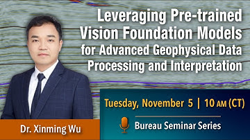 Leveraging pre-trained vision foundation models for geophysical data processing and interpretation