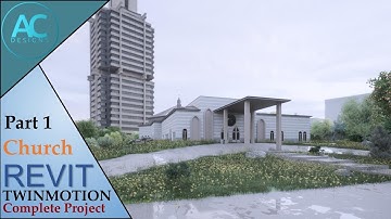 Church | Part 1 | Complete Step By Step Project | Revit and Twinmotion Tutorial