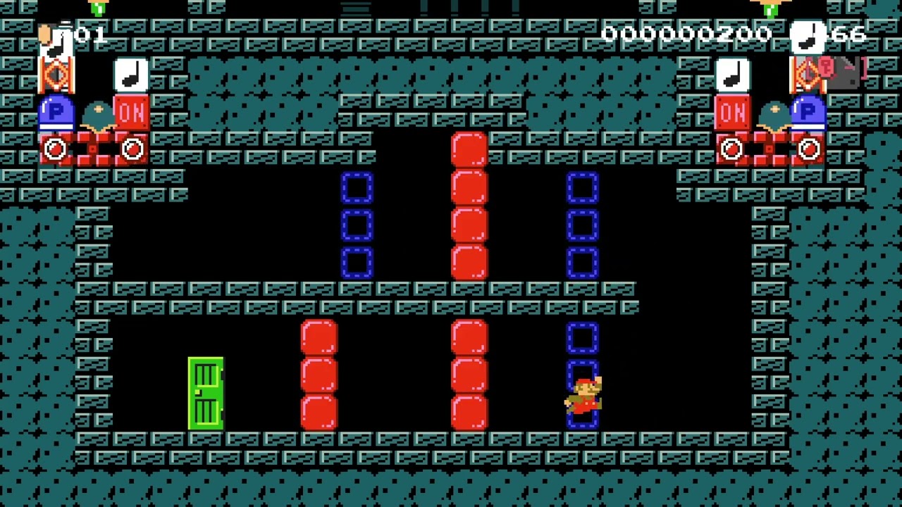 ←⇔Shy On/Off Blocks⇔→ by Endless 🍄 Super Mario Maker 2 Switch #bnr ...