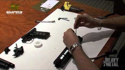 The Empire Battle Tested BT-4 Combat paintball marker  - Reassembly