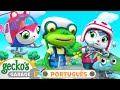 Gecko Resgata Kat e a Motocicleta! | Temporada 4 Episódio 4 | Garagem do Gecko | Desenhos Animados