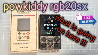 New Powkiddy RGB20sx what a piece of crap , shame on you powkiddy I new retro handheld 2024