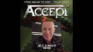 Accept @ Fort Worth, Tx On Oct. 2