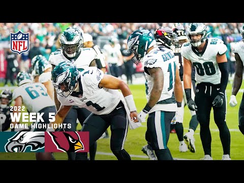 Philadelphia Eagles vs. Arizona Cardinals | 2022 Week 5 Highlights