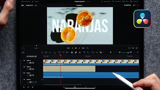 Put TEXT BEHIND Objects on VIDEO – DaVinci Resolve for iPad