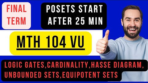 Mth104 final term mcqs | mth104 past papers solved | mth104 final term