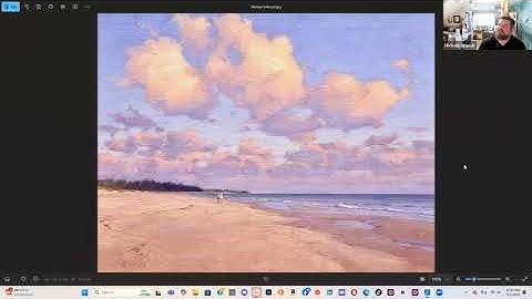 Class 2 Part 2 Finding the Form and light in clouds. Michael Orwick Arts - Painting lessons