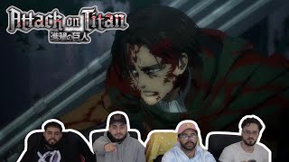 Levi vs Beast Titan Part 2! | Attack on Titan Anime Reaction! | 4x14 | Savage