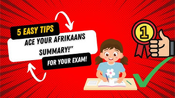 How to Ace Your Afrikaans Summary in the Exam! | Tips for Primary School Students