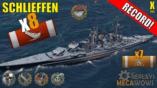 Schlieffen 8 Kills & 235k Damage | World of Warships Gameplay screenshot 5