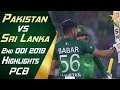 Pakistan vs Sri Lanka 2019 | 2nd ODI | Highlights | PCB