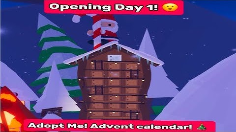 🎄 OPENING DAY 1 CHRISTMAS ADVENT  CALENDAR! 🎄In Adopt Me! (Roblox)
