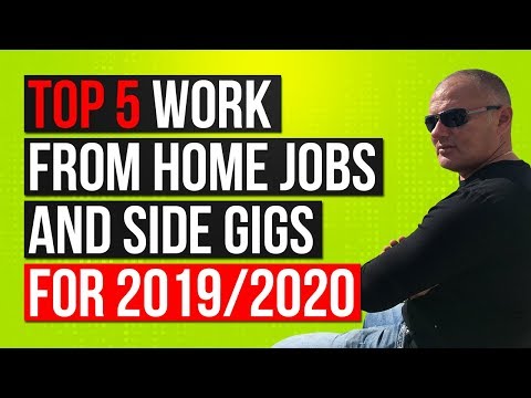 5 Top Work From Home Jobs/Gigs 2019 - REVEALED Best Work From Home Businesses