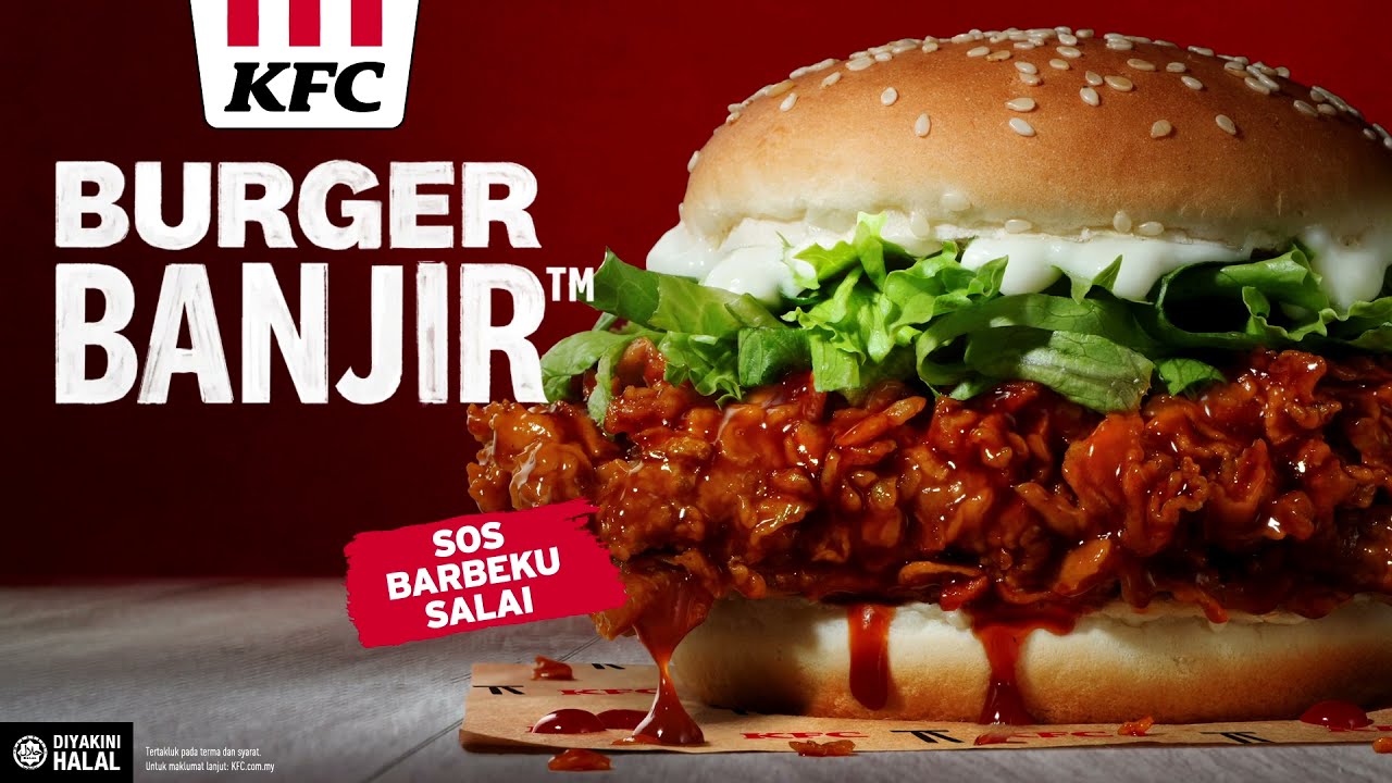 Banjir burger KFC Perkenal