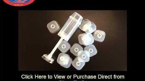 Free Push Pop Containers Stands Promontion!