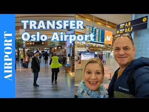 TRANSFER AT OSLO Airport Gardermoen - Transit Walk from Aircraft to our Domestic Connection Flight
