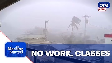 Classes, work suspended amid Typhoon Uwan | Morning Matters