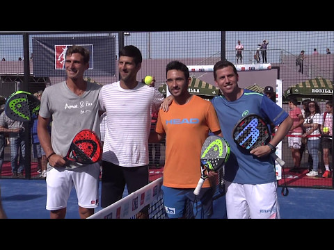 Así juega al pádel Novak Djokovic | World Padel Tour