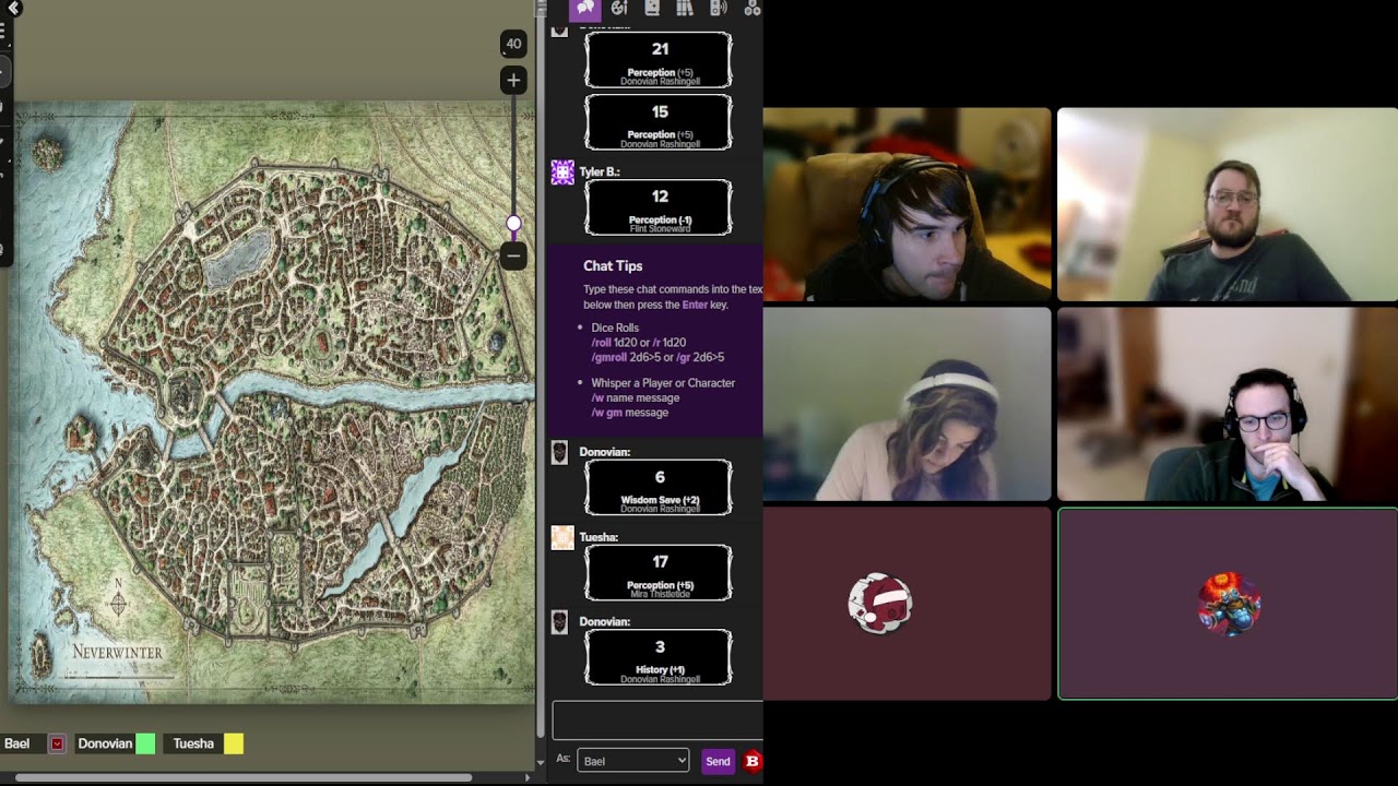 D&D Night!! session 87 "New party new jobs"