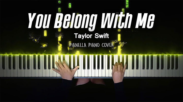You Belong with Me Piano version - Piano performance video thumbnail