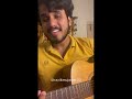 Kesariya acoustic cover by razik mujawar full song