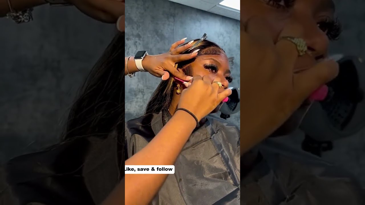 Slay your sideburn on a middle part wig🥰@ tag the source pls⚡LIKE, SHARE AND FOLLOW 