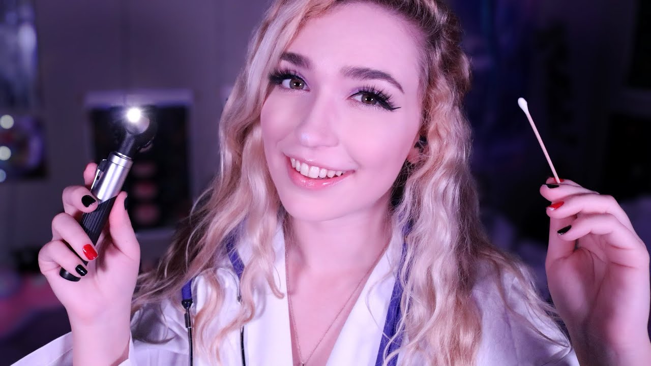 АСМР, но твой врач всё время ругается 🤐😅 | покалывающий осмотр лица ✨💖