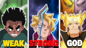 Every STAGE OF Karma, Eight Inner Gates AND Naruto Chakra Mode EVOLUTION Explained in 56 minutes