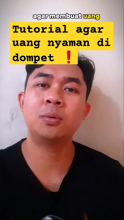 Gimana tutorialnya agar uang nyaan di dompet ❗❗ #katakata #katakatalucu #fyp #uang