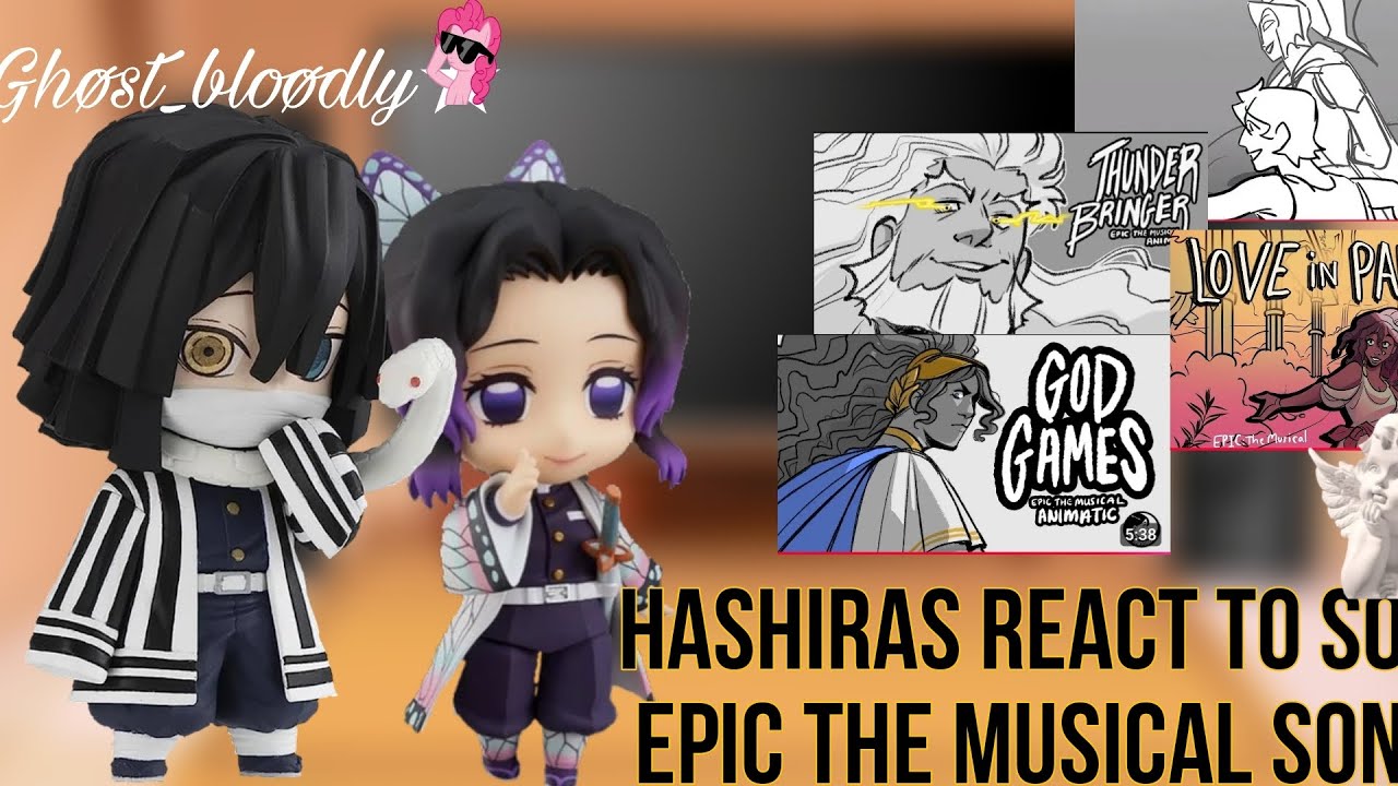 RE-UPLOAD||Hashiras react to some epic the music songs||Slow down  to 0.55x||Ghøst_bloødly