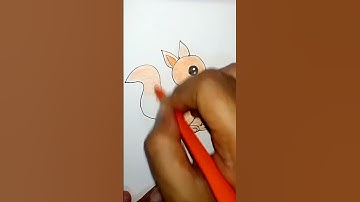 Thumbnail of #lagu #drawing #menggambarhewan #howtodraw #gambar #tupai #squirel
