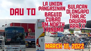 DAU BUS TERMINAL | MERON NG DAU TO LA UNIONMARAMI NG BUS NA BUMABIYAHE | MARCH 18, 2022 | Ghi Vlogs