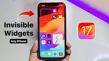 iOS 17: How to Enable Invisible Widgets on any iPhone - Hidden Widgets Homescreen