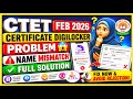 CTET marksheet certificate name mismatch! CTET Marksheet Digilocker Name Mismatch problem 2026