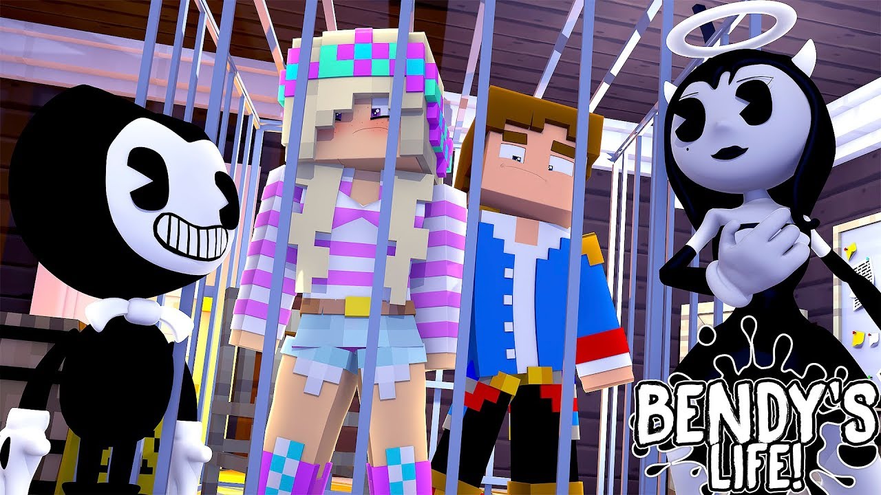 Minecraft BENDY'S LIFE - BENDY & ALICE ANGEL GET REVENGE ON DONNY & LEAH!!
