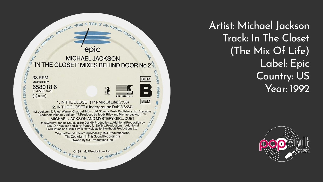 Michael Jackson - In The Closet (The Mix Of Life) - YouTube