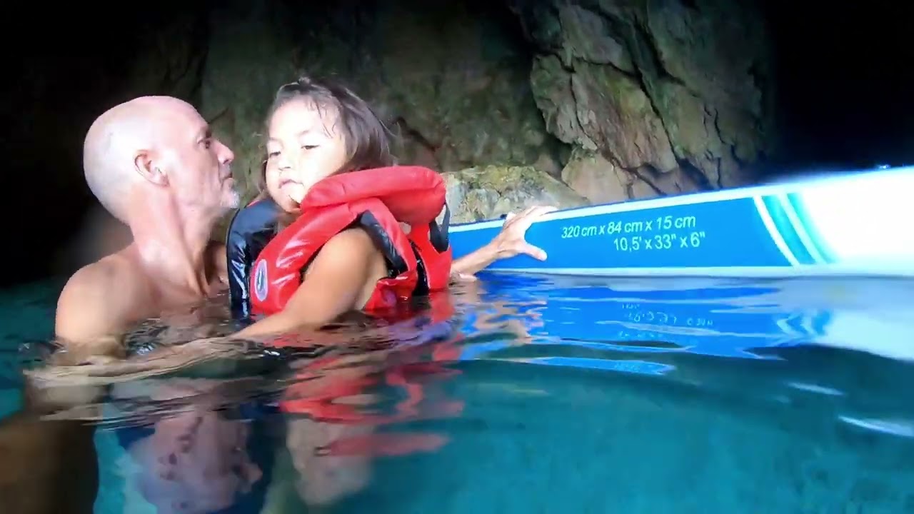 The Blue lagoon beach cave