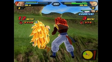 Dragon Ball Z BT2 Gogeta (SSJ4) vs 5 "very strong" opponents